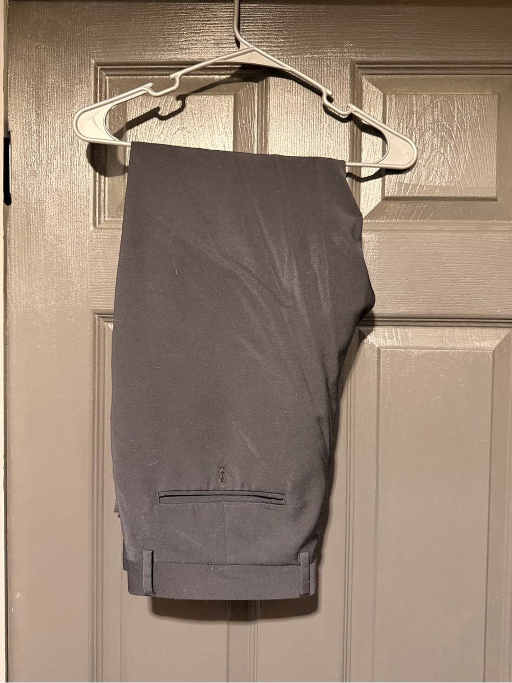 Express Men’s Slim Fit Wool Black Dress Pants